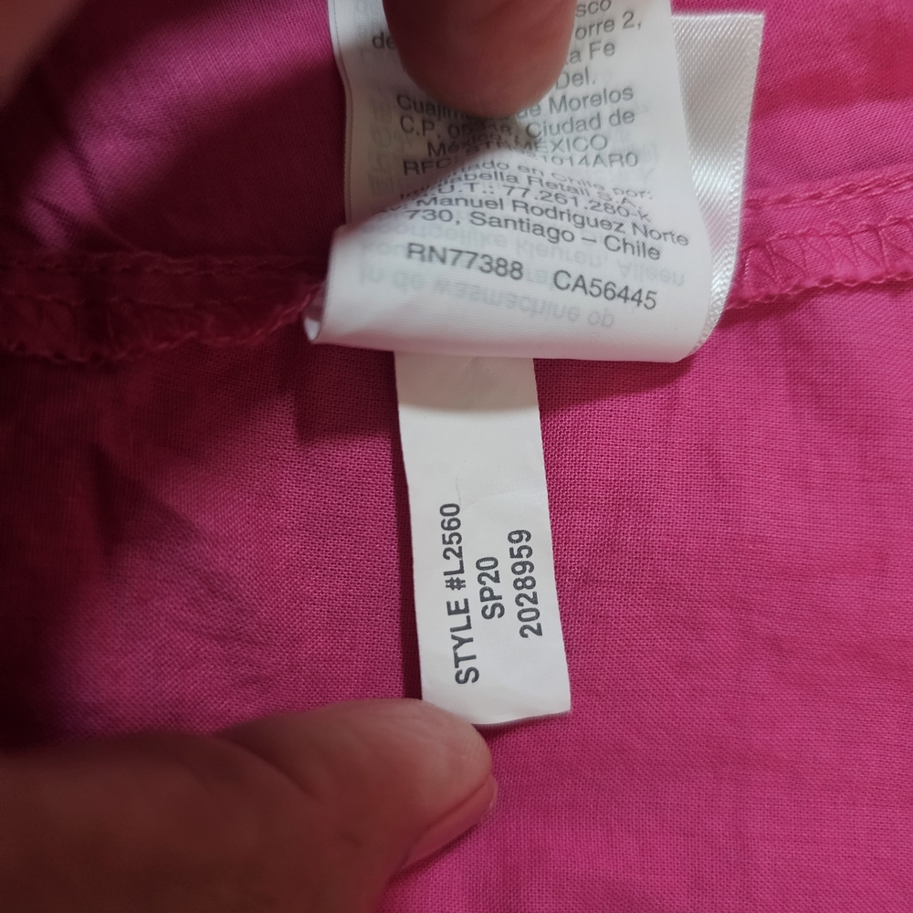 J. Crew Point Sur Pom‎ Pom Flutter Sleeve Midi Dress Flamingo Pink sz 12P - Picture 10 of 13